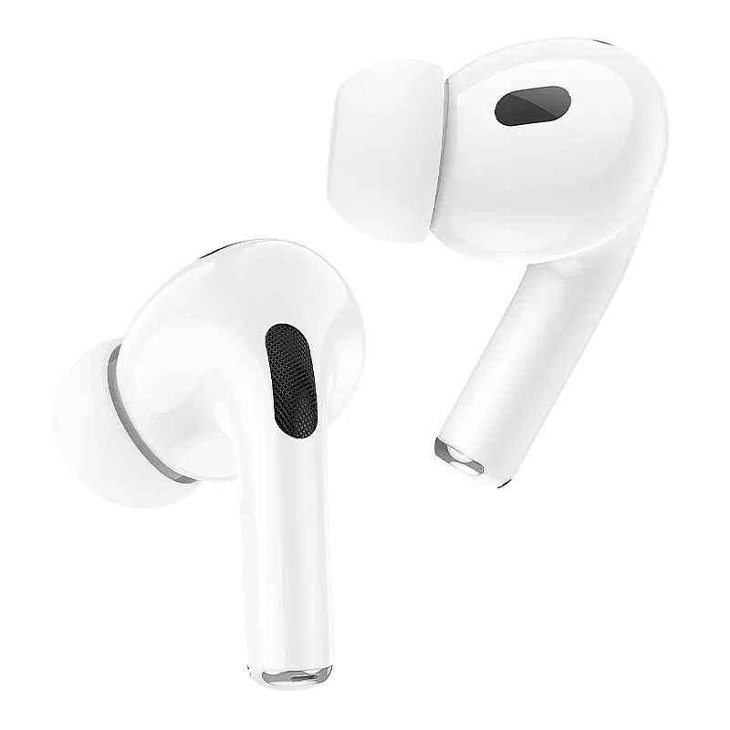 Беспроводные TWS наушники Hoco DES42, BT5.3, ANC, 30mAh, 300mAh, 3.5h, с LED дисплеем, вакуумные white - фото 3