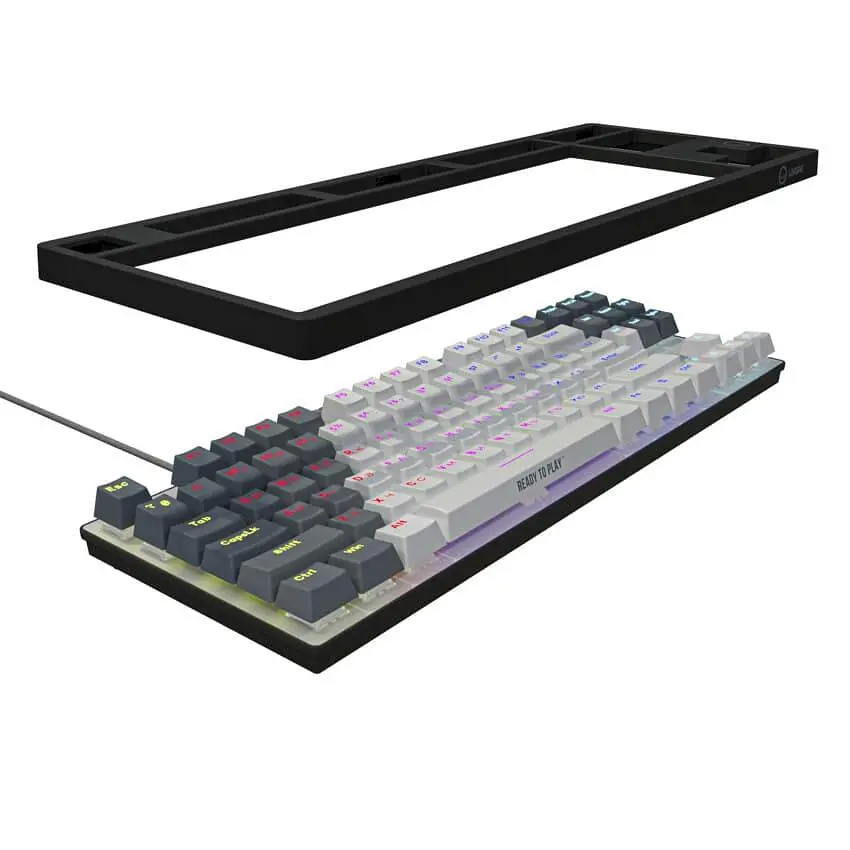 Клавіатура Lorgar Azar 514 TKL RGB EN+UA White (LRG-GK514TKL-WH-UA) - фото 4