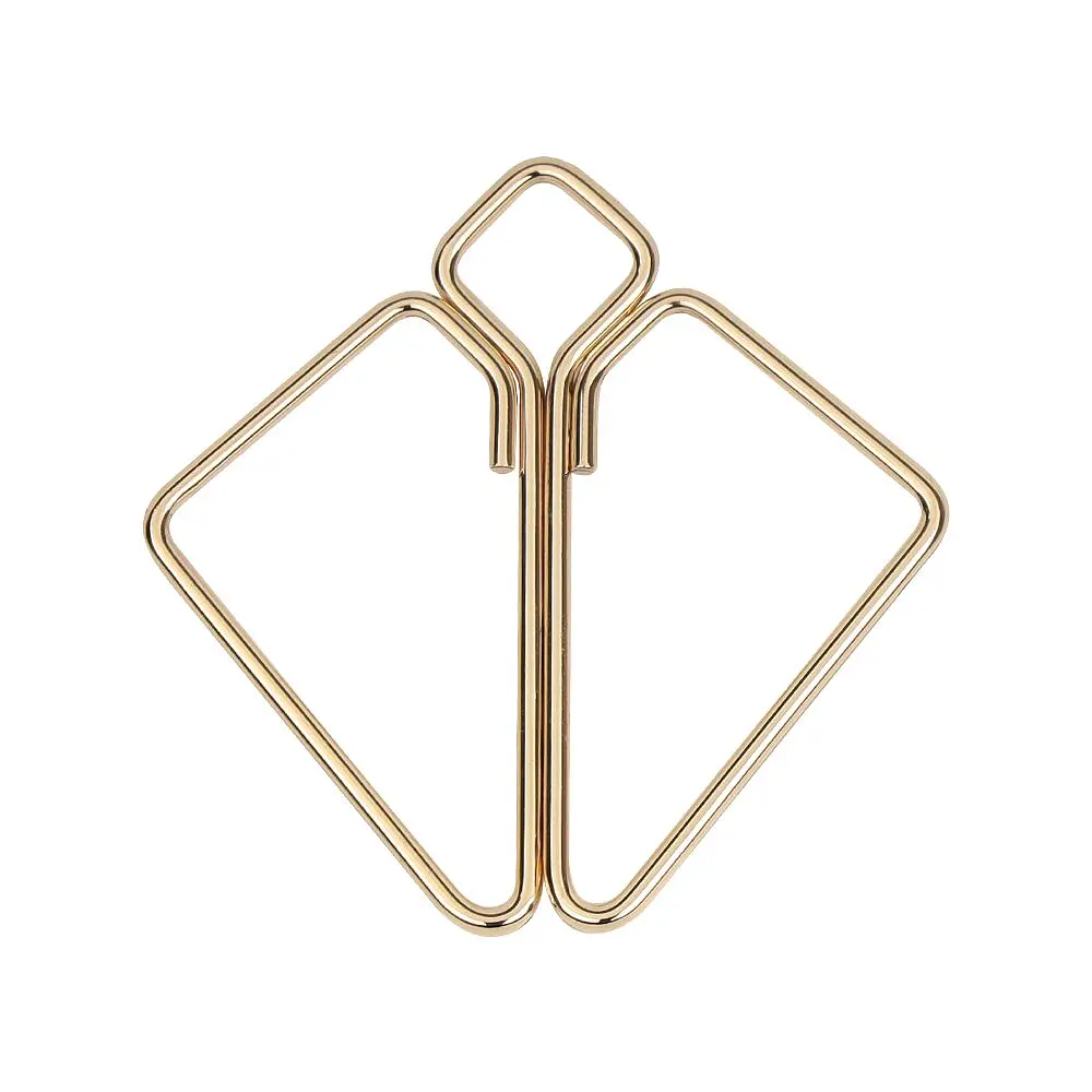 Затискачі для сосків LOCKINK Minimalism Nipple Clamps, золотисті - фото 3