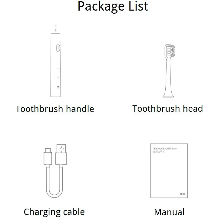 Електрична зубна щітка Xiaomi MiJia Sonic Electric Toothbrush T200 Blue [82232] - фото 10
