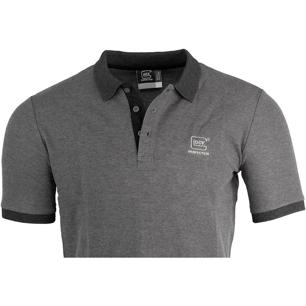Футболка Glock Workwear Collection Polo Shirt. S Grey - фото 4