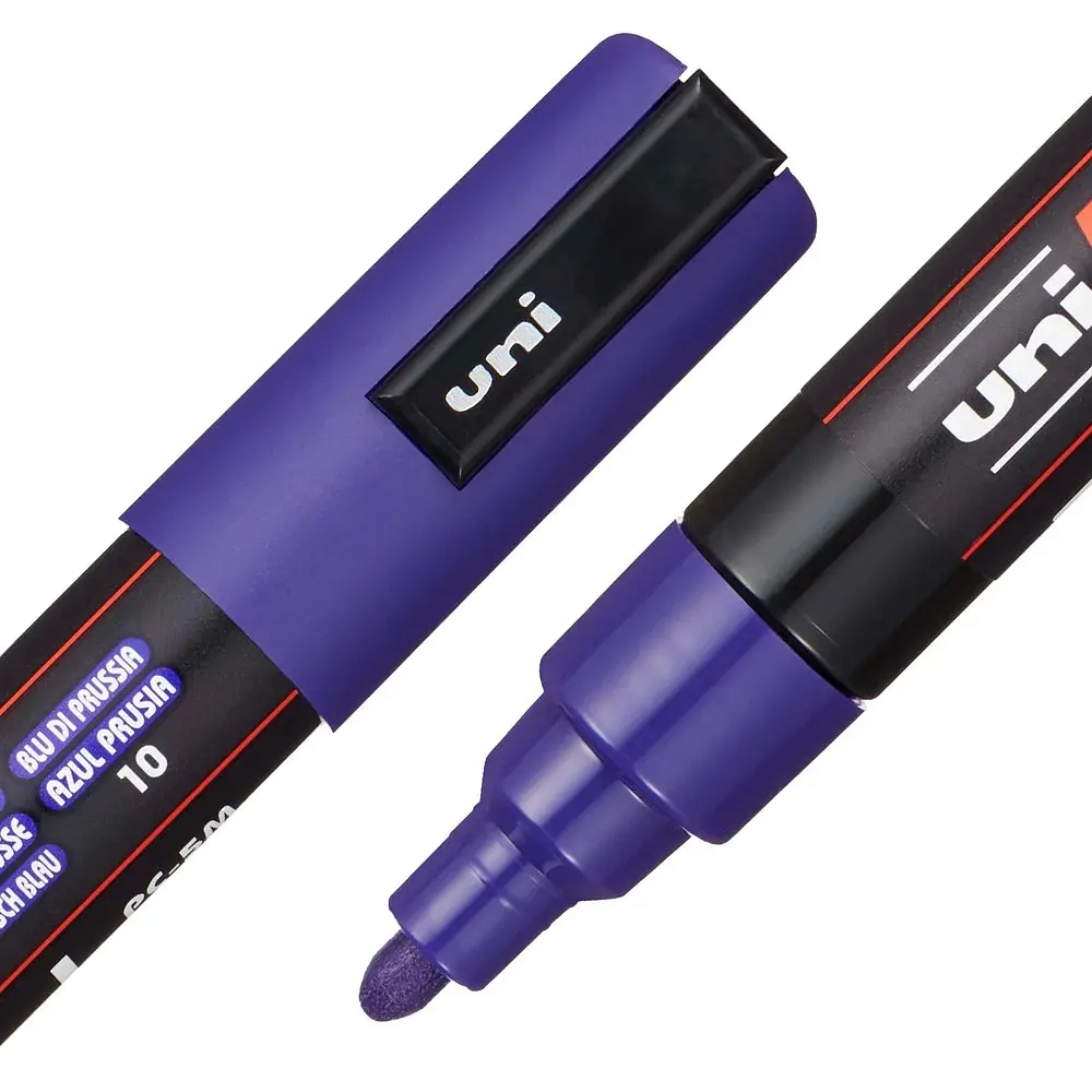 Набор маркеров Uni Posca Dark Color 1.8-2.5 мм 8 шт. (PC-5M DARK COLOR 8C) - фото 4