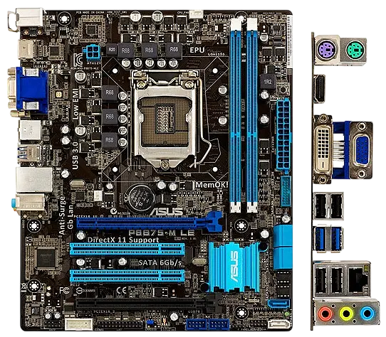 Материнська плата Asus P8B75-M LE LGA 1155 (P8B75-M LE) Б/В - фото 4