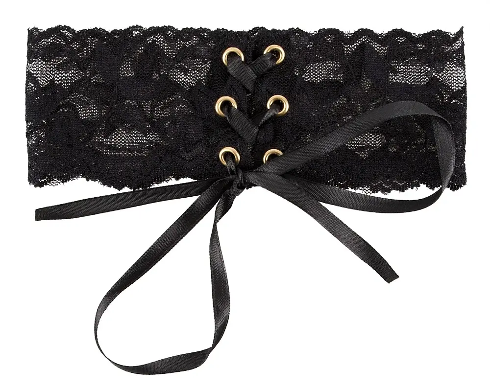 Чокер Cottelli Accessoires Choker Lace (чорний) - фото 4