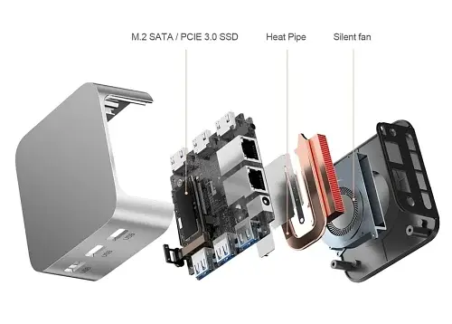 Неттоп T8 Plus Silver N150 (4x3.6 GHz) 12Gb LPDDR5 4800 MHz Chatreey teh0020011 - фото 5