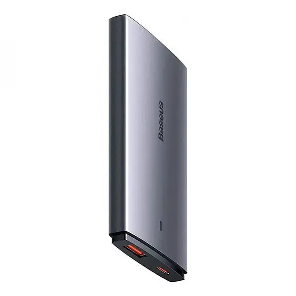 МЗП Baseus GaN5 Pro Ultra-Slim Fast Charger C + U 65W (Overseas Edition) Gray