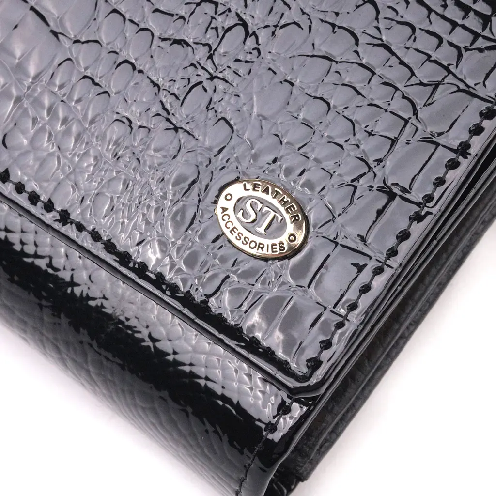 Жіночий шкіряний гаманець ST Leather 17х10х3 см acs0024168 - фото 6