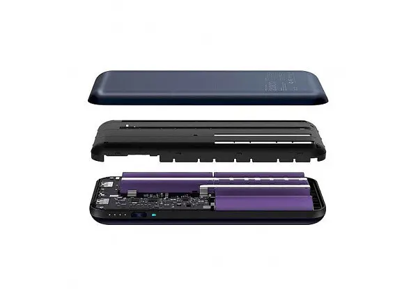 Портативна батарея ZMI Power Bank Aura Type-C 20000 mAh 45W PD Black (QB820) - фото 4