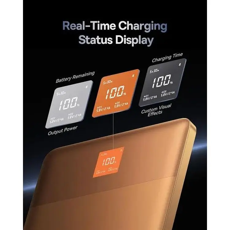 Портативна батарея Power Bank Baseus Blade2 65 W 12000 mAh P10063801733-00 Canyon Coral - фото 3