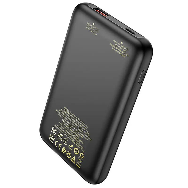 Портативное ЗУ Power Bank Hoco Q21A Great 22.5W+PD20W 20000 mAh Black - фото 2