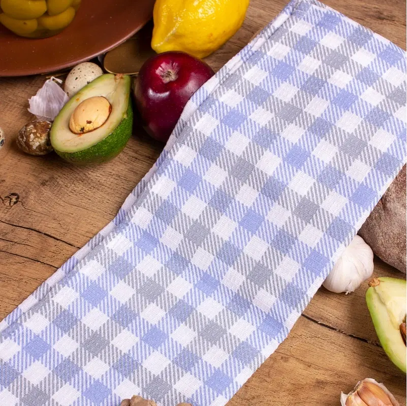 Полотенце вафельное MirSon №503 Waffle Blue cell 50х30 см (2200006723431) - фото 3