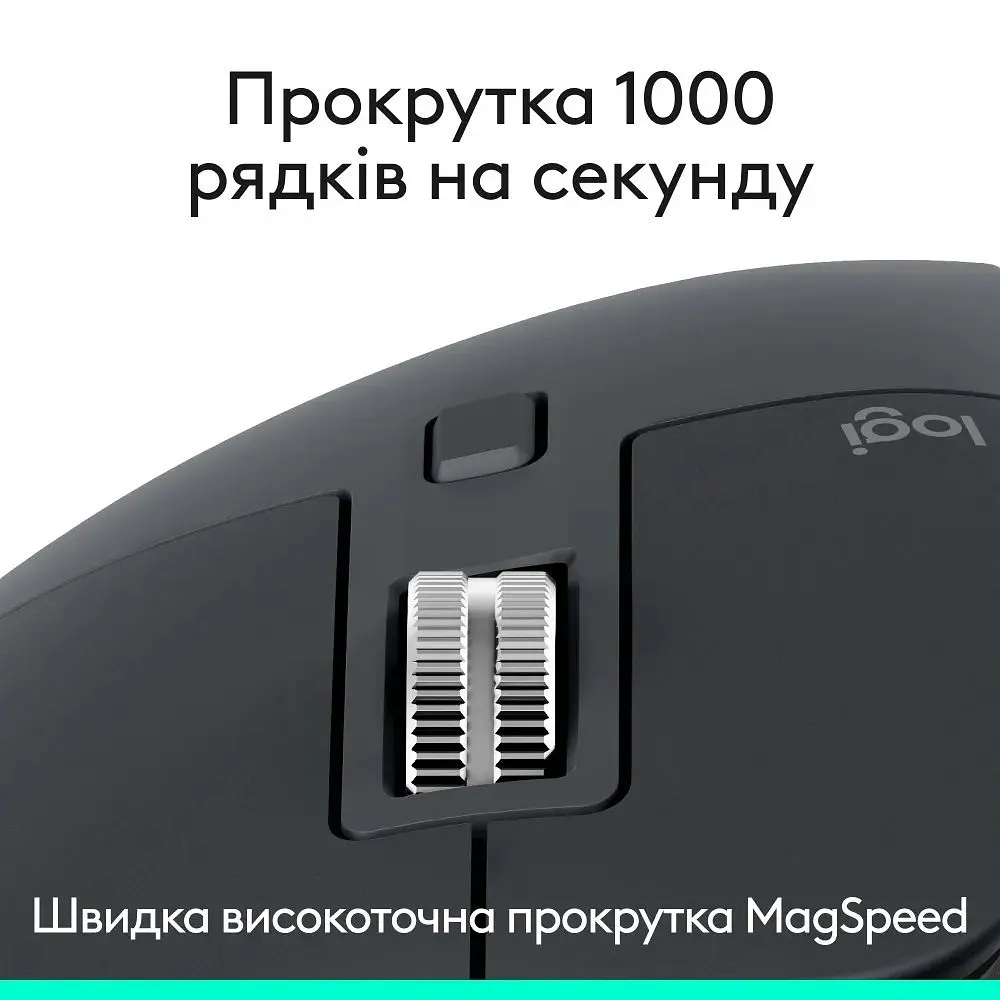 Миша бездротова Logitech MX Master 3S Performance BE Graphite (910-007501) - фото 4