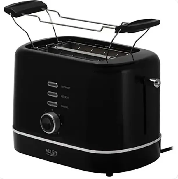 Тостер Adler AD 3224 black - фото 2