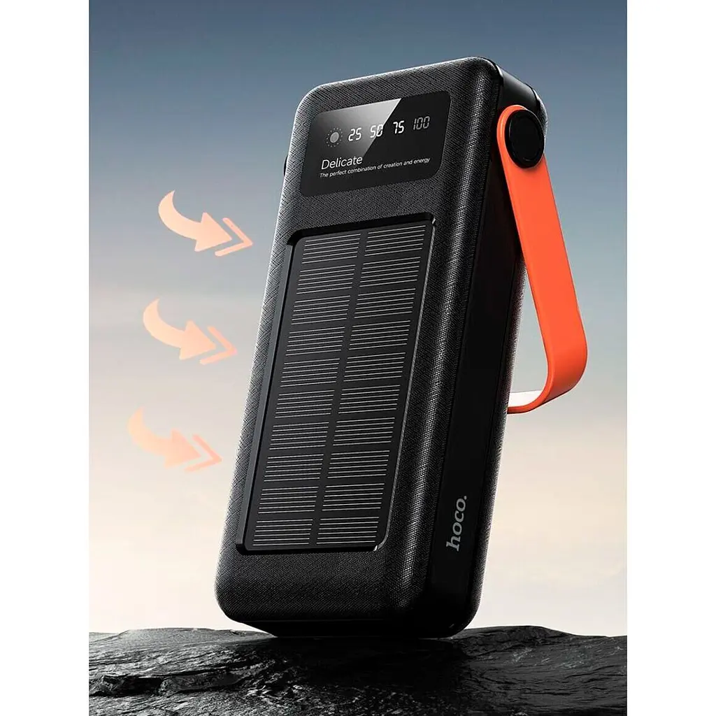 Зовнішній акумулятор Hoco DB33 Plus Rising 30000mAh 22.5W Black [130157] - фото 8