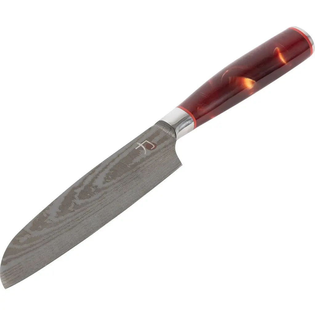 Кухонний ніж MasterPro Tetsu, сантоку, 12.5 см, коричневий (BGMP-4129-BR) - фото 2