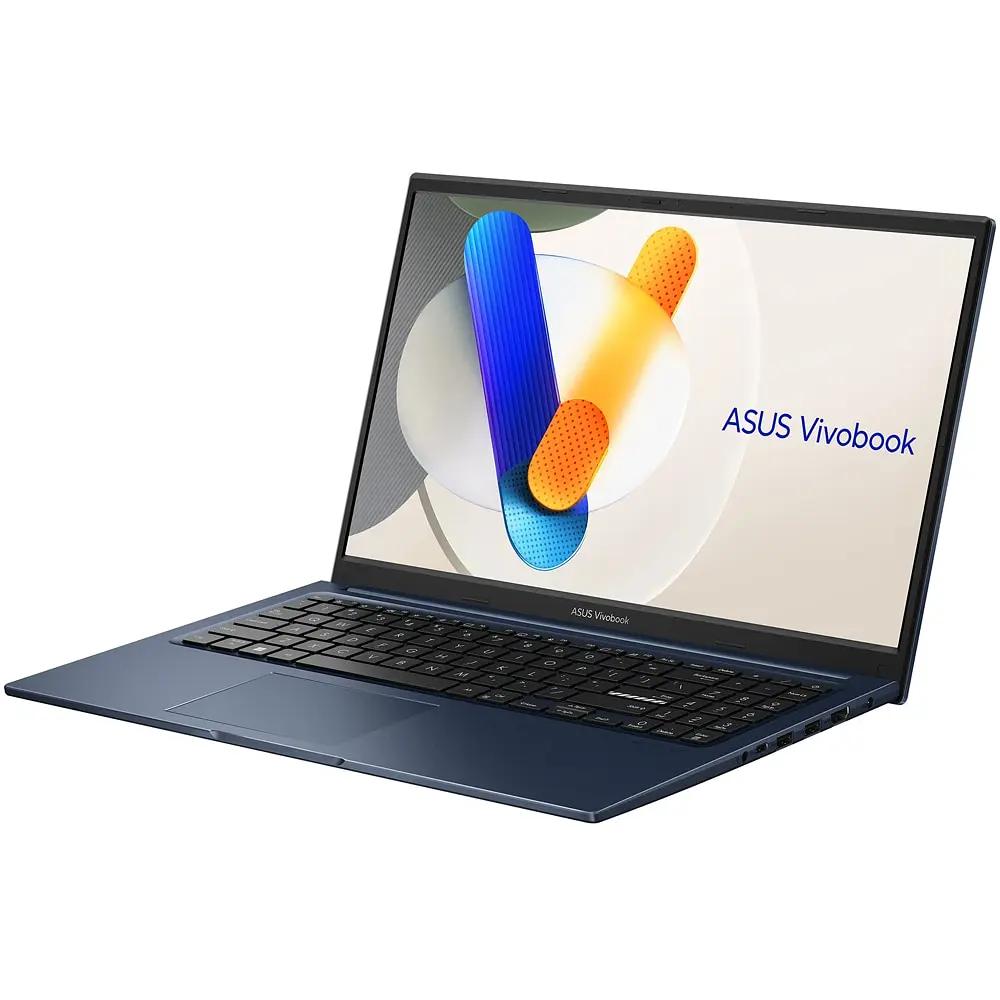 Ноутбук ASUS VivoBook 15 R1504VA-BQ110, Intel Core i3-1315U до 4.5 ГГц, 15.6-дюймовий Full HD, 8 ГБ, SSD 512 ГБ, графіка Intel UHD, Free DOS, синій - фото 4