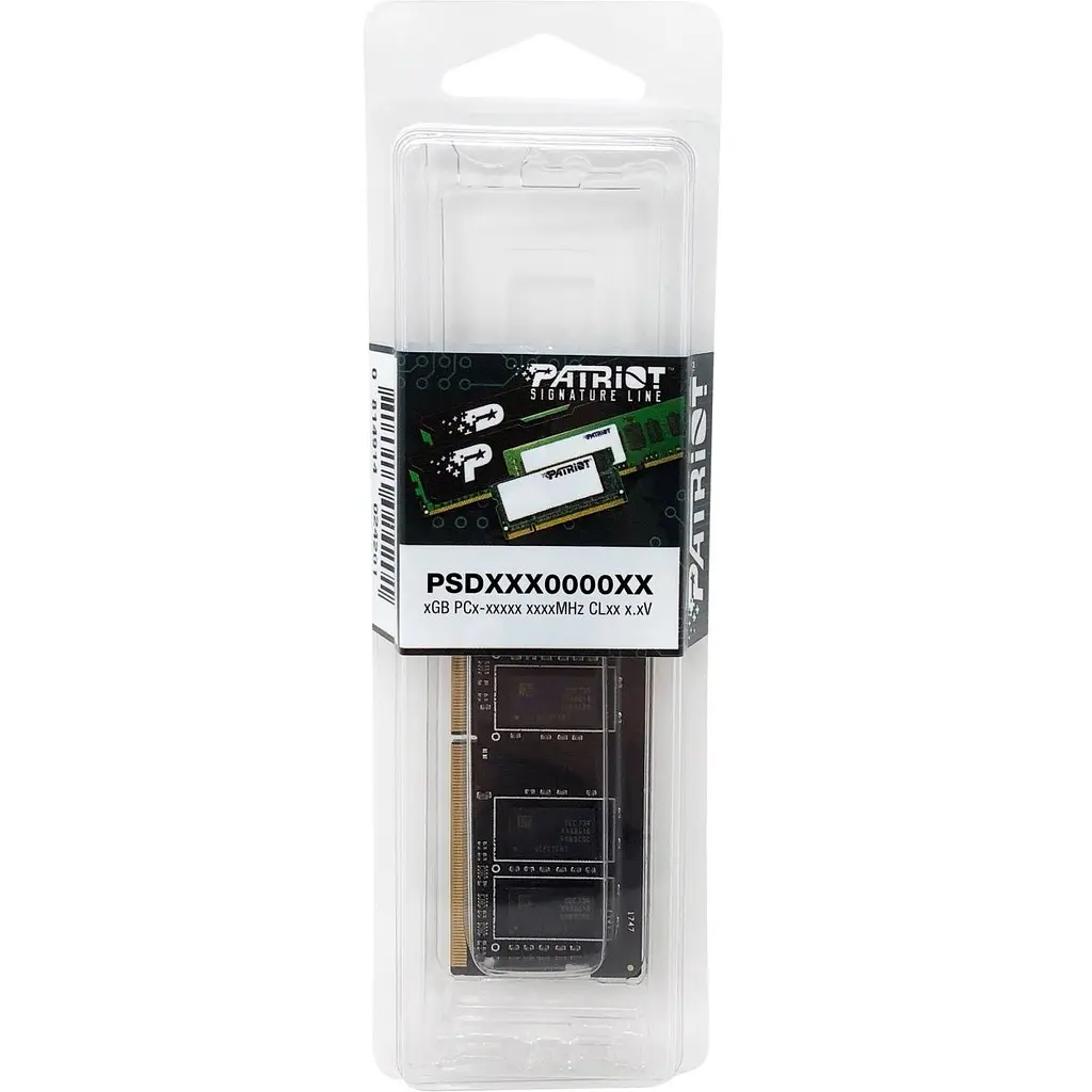 Модуль пам'яті SO-DIMM DDR4 Patriot Signature Line 8 ГБ 3200 МГц (PSD48G320081S) [175579] - фото 5