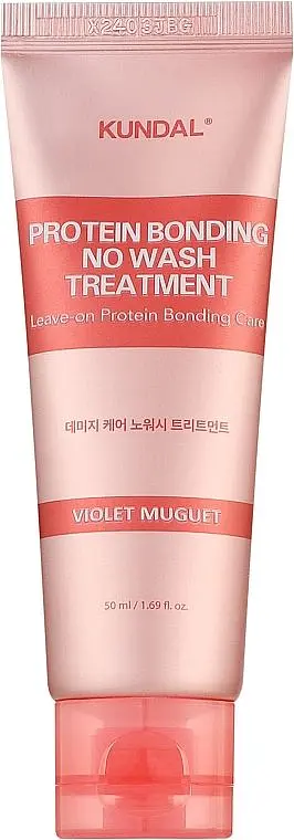 Незмивний кондиціонер для волосся "Фіолетова конвалія" 50 мл Kundal Protein Bonding No Wash Treatment Violet Muguet - фото 2