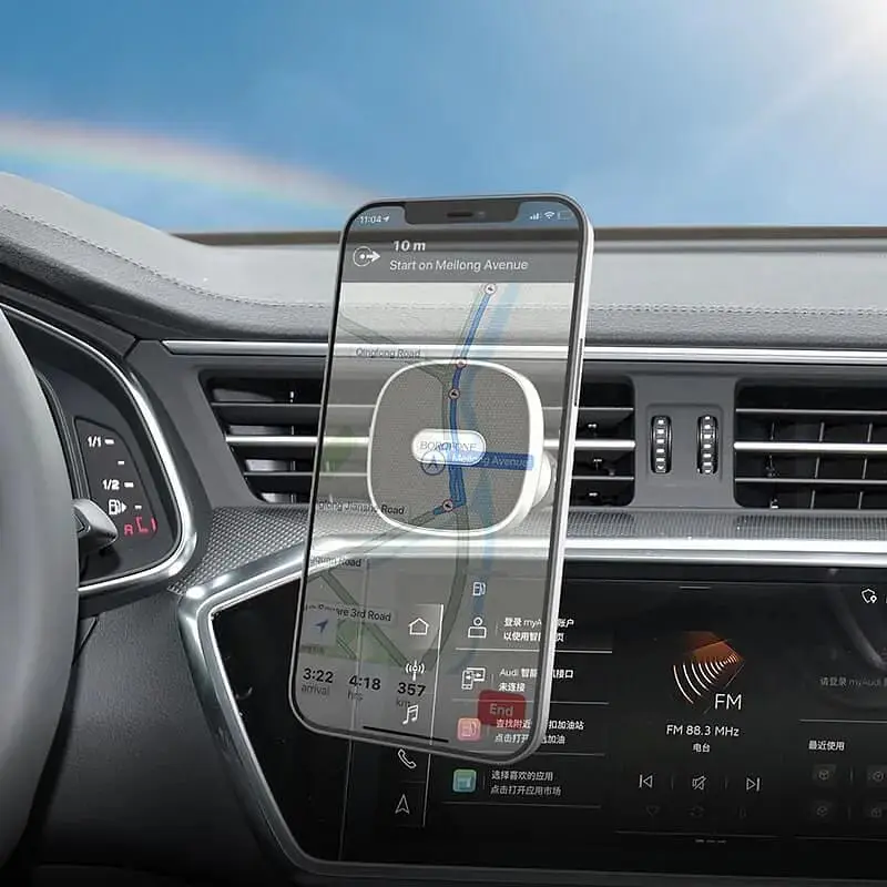 Держатель BOROFONE Smart Air Outlet Magnetic Car Bracket Extended Version BH44 - фото 4