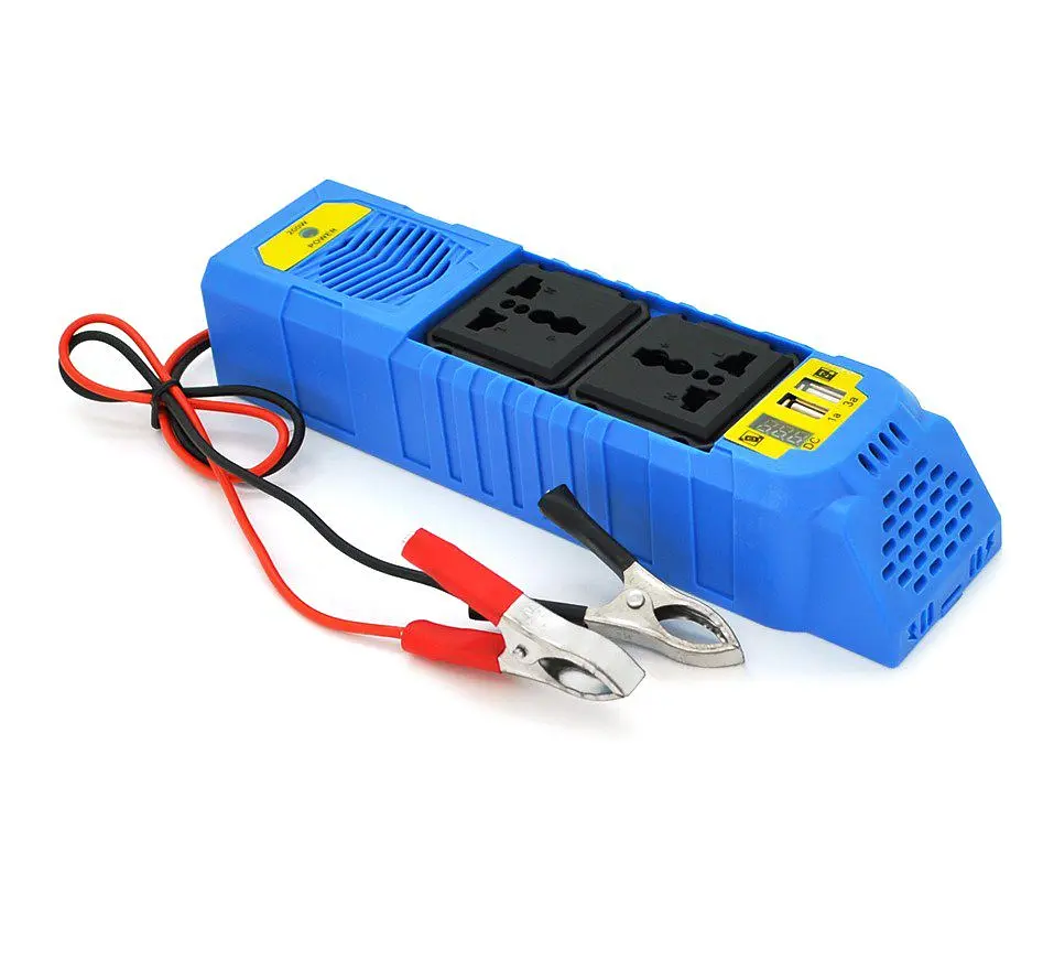 Інвертор напруги Voltronic WS105 150Вт, 12/220V, approximated, 2 розетка, клем - фото 2