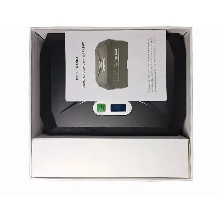 ИБП UPS DC 60W 20800mAh для роутера, терминала, камеры DC2060P/DCP60W DC5.5x2.5 мм: 4x12V(5A)/ 1x9V-12V/ 1x5V / 2xUSB/ POE LCD Black - фото 3