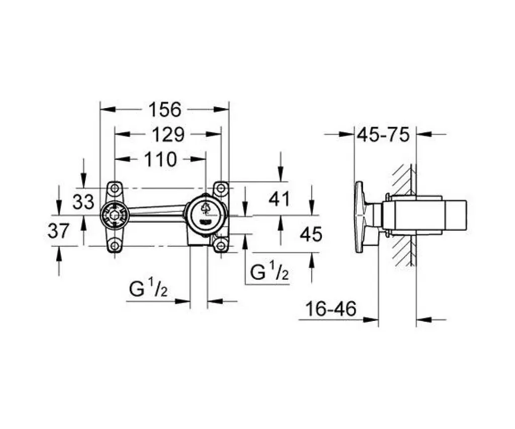 Вбудований механізм Grohe Veris F-Digital Veris 32635000 - фото 2
