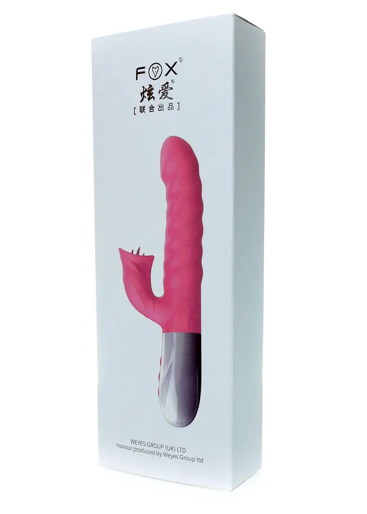 Вибратор-кролик B - Series Fox Heating Mode, 23 см (фиолетовый) - фото 5