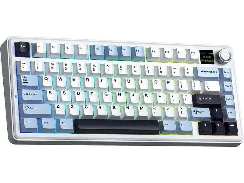 Клавіатура Aula F75 MAX Wireless White-Blue (6978080501158) - фото 5