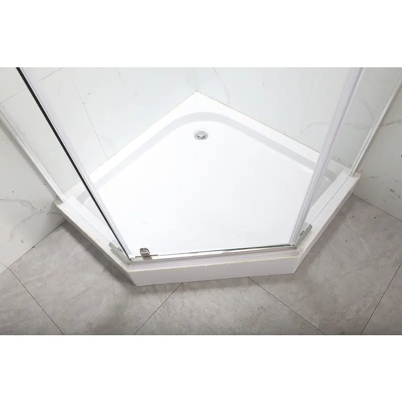Душова кабіна з низьким піддоном Mixxus Lines SCT01-90x90x198-Tr прозоре скло 6мм New (в 2 ящ) chrome MI8370, Хром, прозорий, хром - фото 6