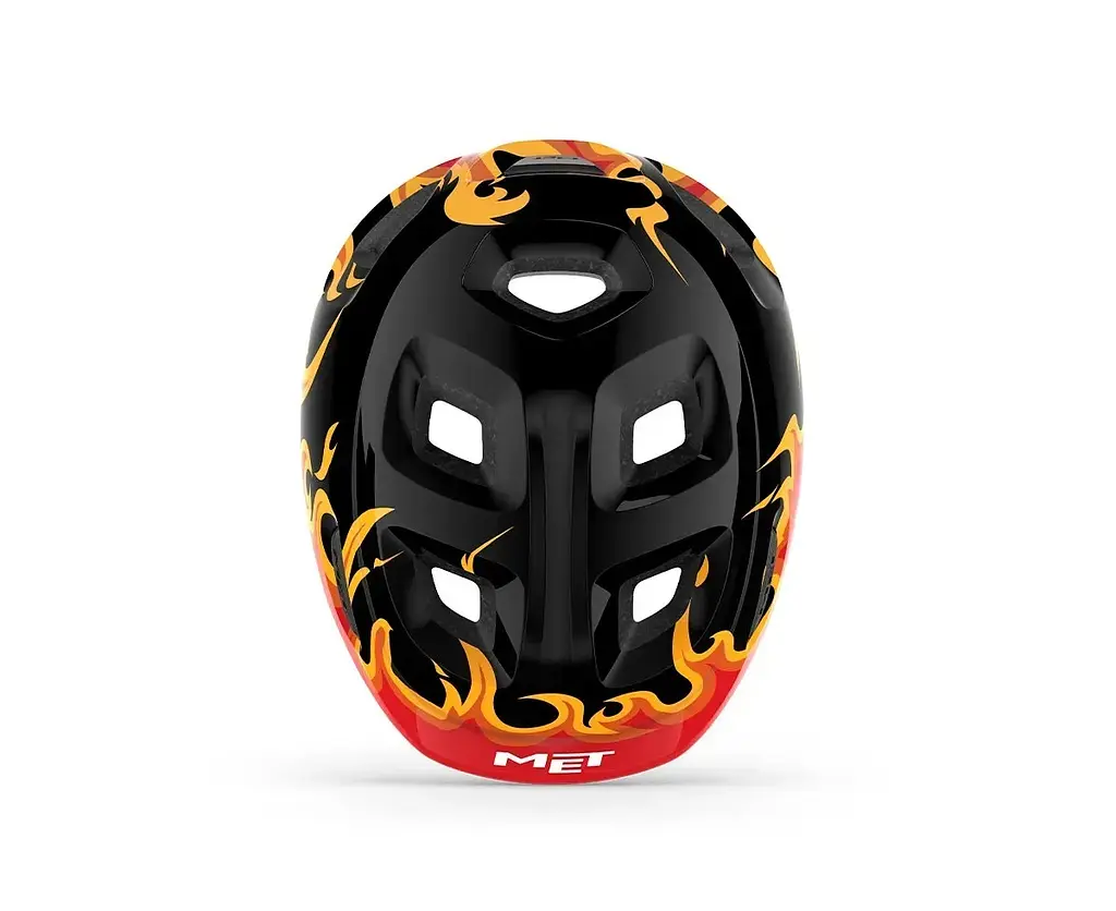 Шолом Met Hooray CE Black/Fire XS (1052-3HM 144 CE00 XS BF1) - фото 2