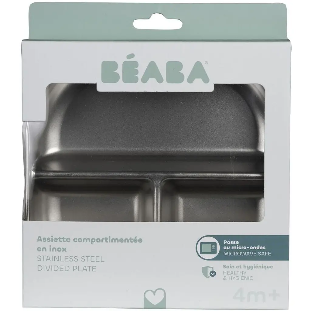 Тарілка Beaba металева порційна пастельно-рожева (913640) - фото 2