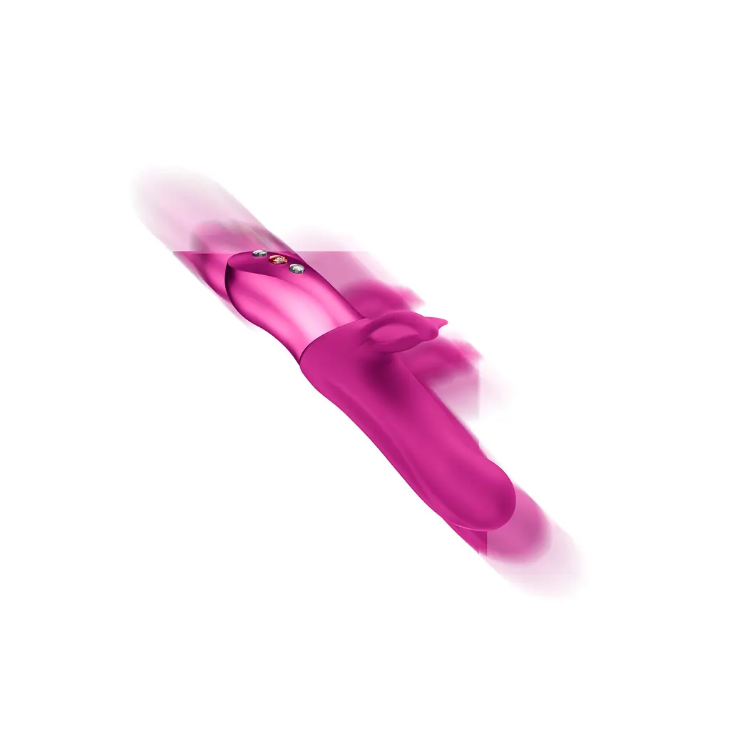 Пульсатор з вібрацією кліторального відростка Fun Factory BI STRONIC FUSION Magenta, 2 мотори - фото 7