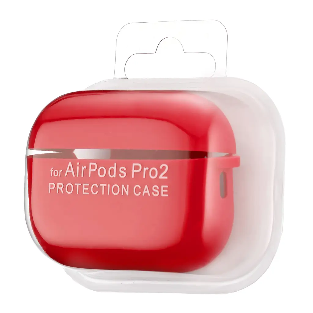 Чохол Silicone Case 2,5mm with microfiber for AirPods Pro 2 Red - фото 2
