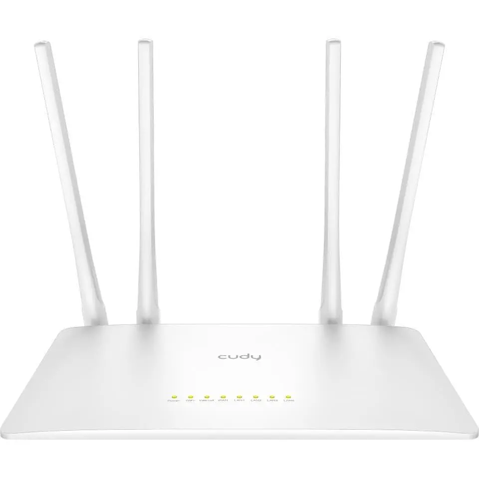 Роутер Cudy WR300S, Wi-Fi, 802.11b/g/n, 300Mbps 2.4GHz, 5x10/100Mbps, 4x5dBi an, WiFi, IPv6 (WR300S) - фото 2
