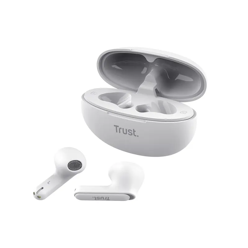 Навушники Trust TWS Yavi Earphones BT 5.3 ENC SBC Mic Білий (25173_Trust) - фото 4