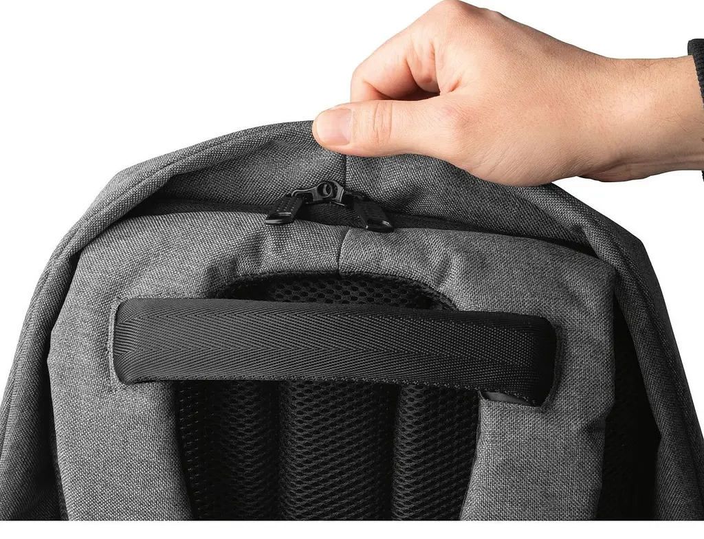 Рюкзак антизлодій з Rfid Topmove IAN352250 12L Бордовий з чорним - фото 8