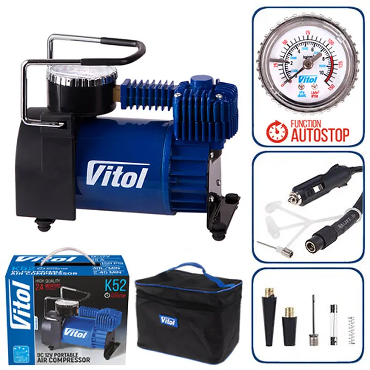 Компресор Vitol K-52, 150 psi 40 л (K-52) - фото 4