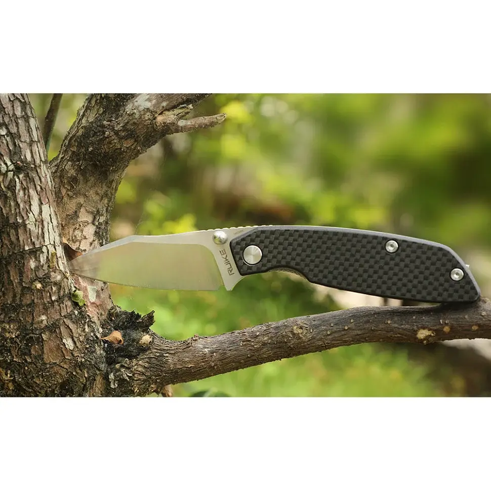 Ніж складаний туристичний Ruike P746-CB 14C28N G10 чорний клинок 80 мм - фото 11