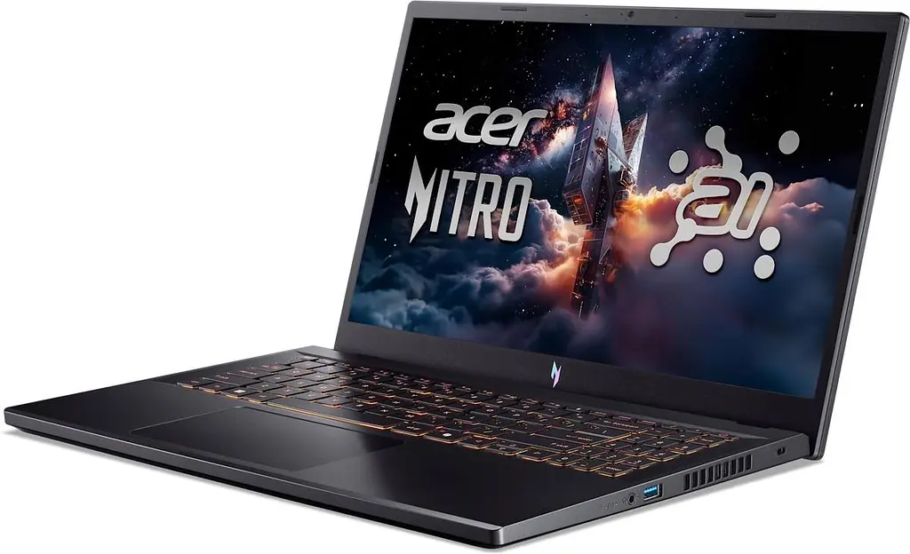 Ноутбук Acer 15 Nitro V 15 ANV15-42-R2DH IPS 1920x1080 165Hz/Ryzen 5 7640HS/16GB/512SSD/RTX 4050/DOS/Black (NH.QV4EU.007) - фото 4