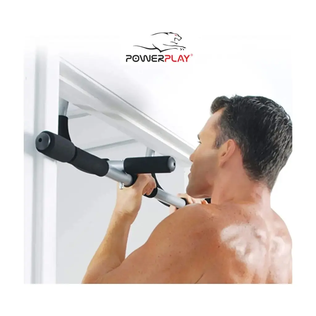 Турнік PowerPlay 4129 Pull Up Pro Black дверний багатофункціональний (PP_4129) - фото 6