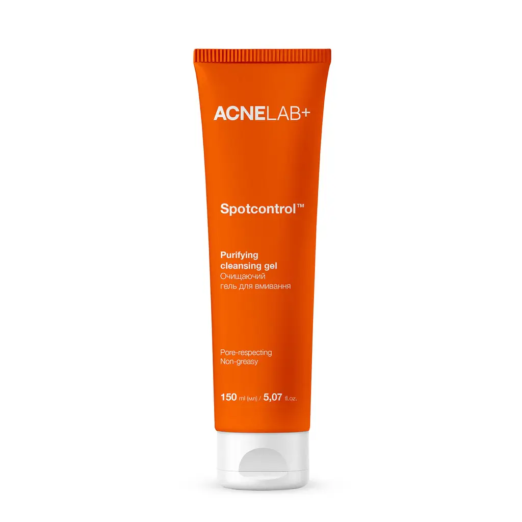 Oчищаючий гель для вмивання Spotcontrol Purifying cleansing gel ACNELAB+ 150 мл