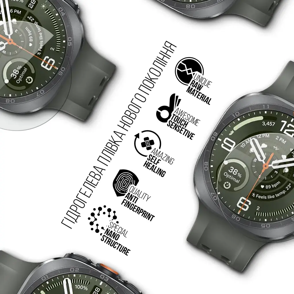 Плівка захисна Armorstandart hydrogel Samsung Galaxy Watch Ultra 2 6 pcs (ARM93538) - фото 2