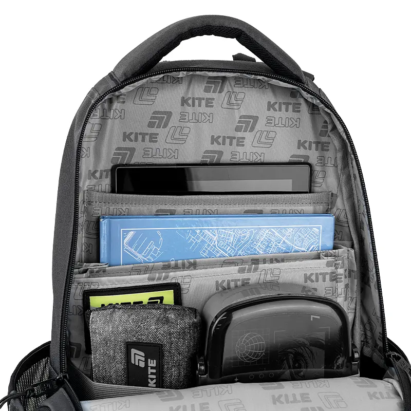 Рюкзак Kite Education teens 2578M Step Up Темно-сірий (K26-2578M-3) - фото 14