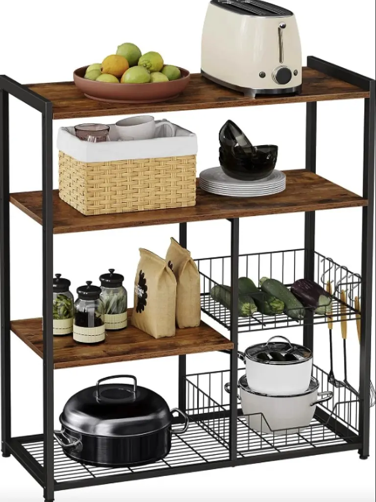 Стеллаж Leobert Denny многоярусный в стиле Loft - фото 3