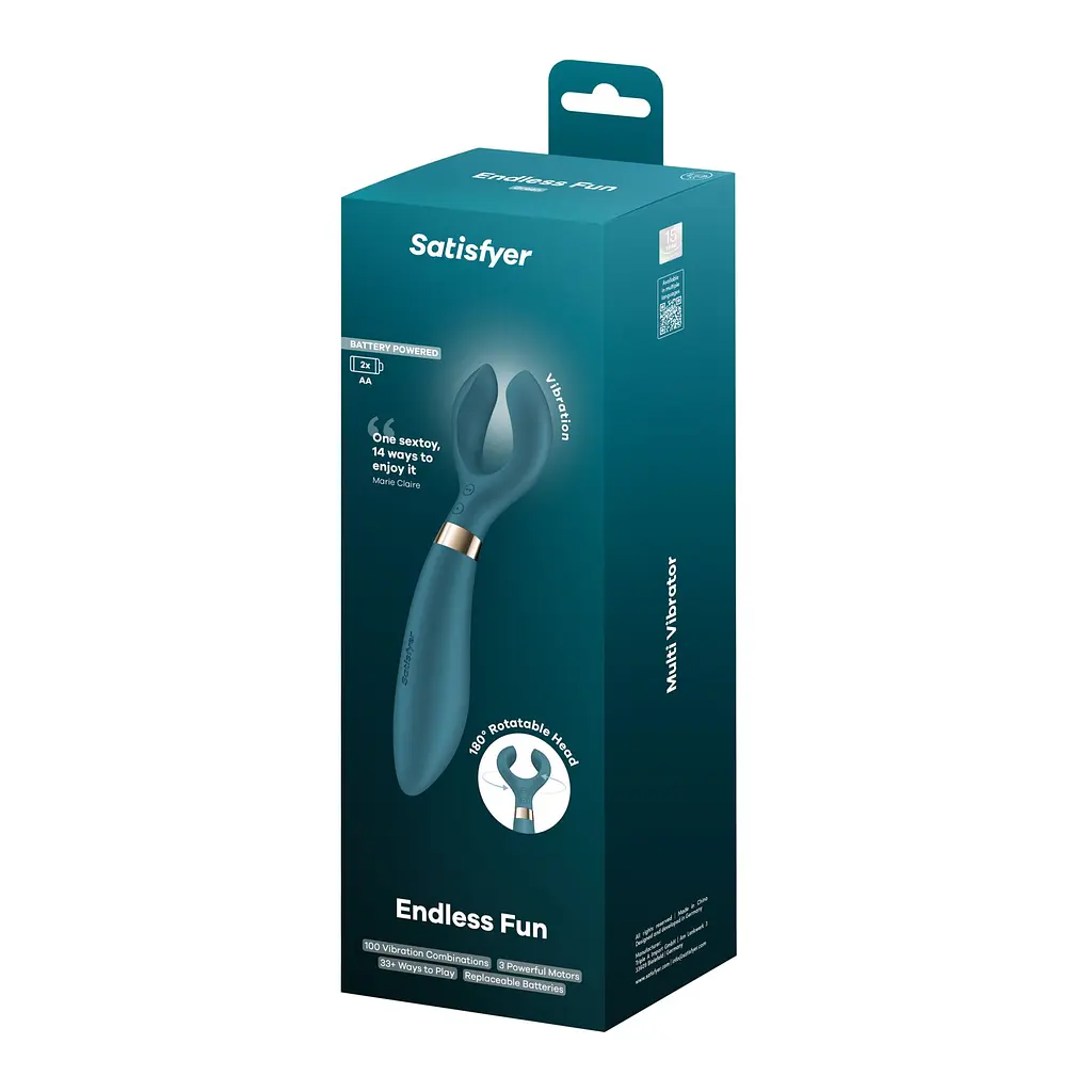 Вібратор для пар Satisfyer Endless Fun Battery Series, три мотора, багатофункціональний - фото 7