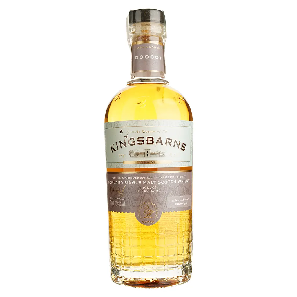Віскі Kingsbarns Doocot Lowland Single Malt Scotch Whisky 46% 0.7 л в подарунковій коробці - фото 2
