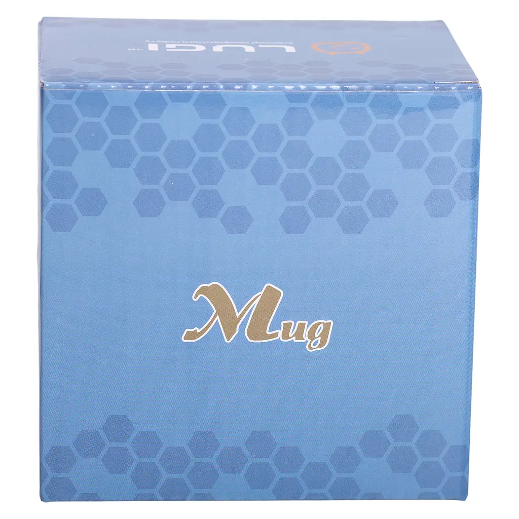 Чашка керамічна Liling Rongxiang Ceramic 400 мл із сріблястою ручкою бежева RX-N231315BE - фото 4