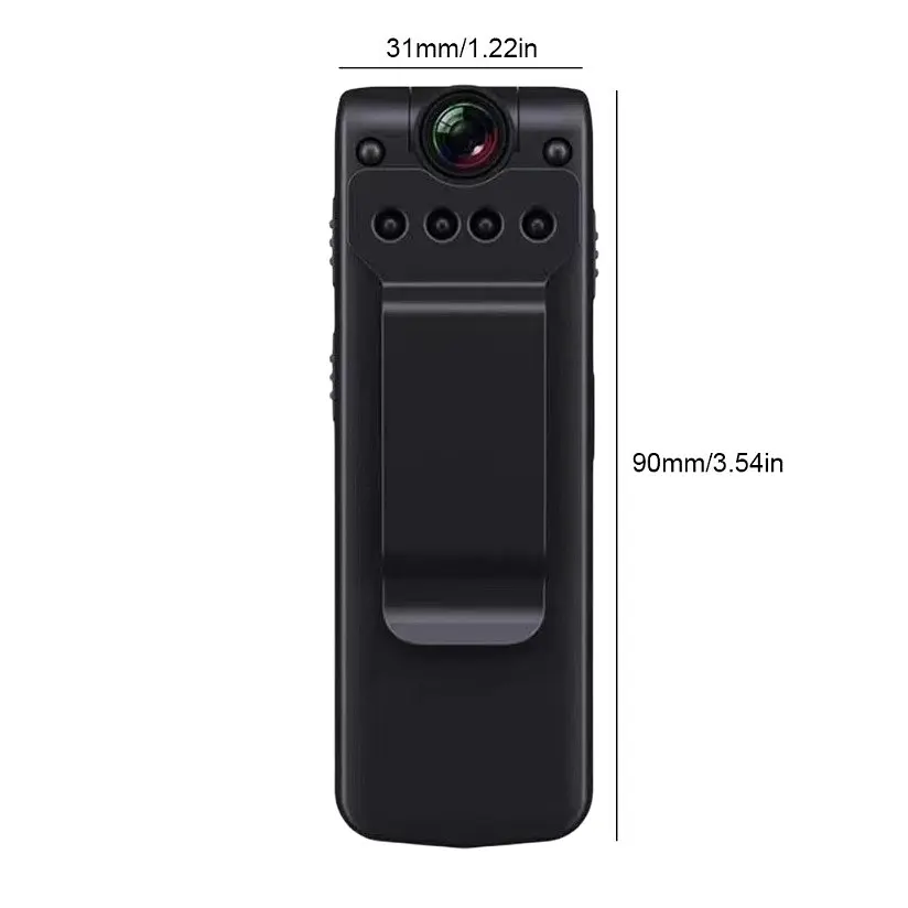 Відеокамера RIAS NO109 Mini Full HD 1080P WiFi Black - фото 3