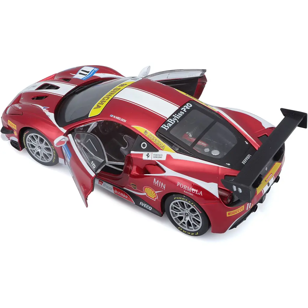 Авто-конструктор Bburago Ferrari 488 Challenge 1:24 (18-26586) - фото 6