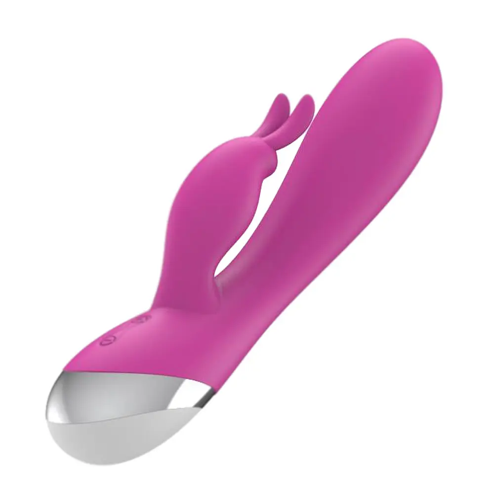 Вибратор-кролик A-GUSTO AG-002 19.5 см (розовый) - фото 11